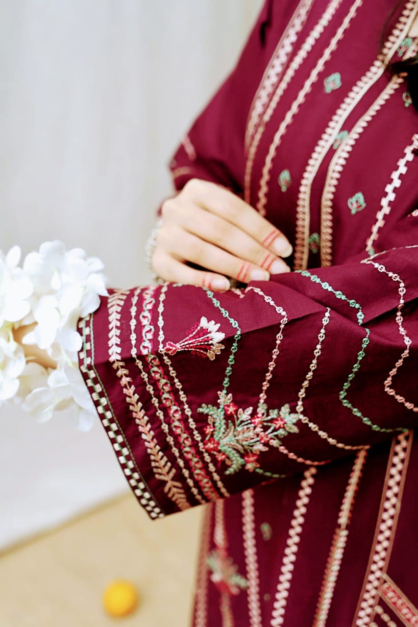 Summer Lawn Embroidery 3pcs Collection AYL3-10724