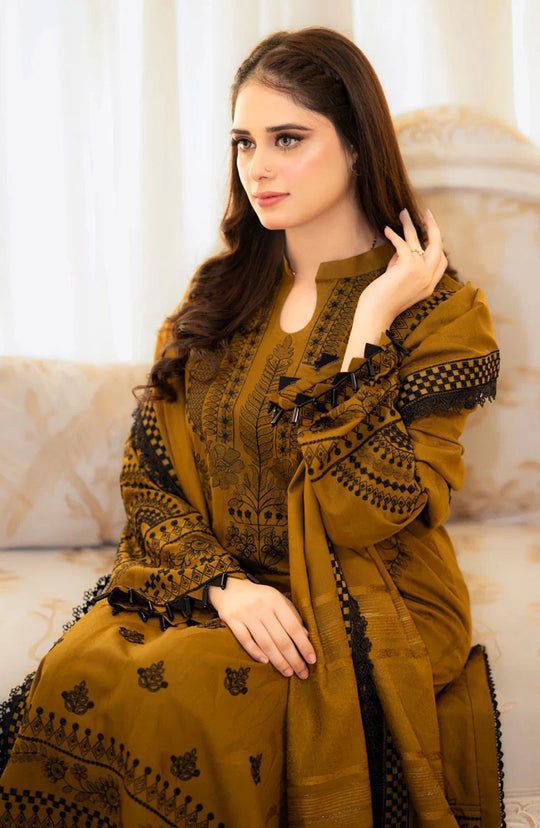 Libas Dhanak 3pcs Embroidery Most Demanding Suit 00975