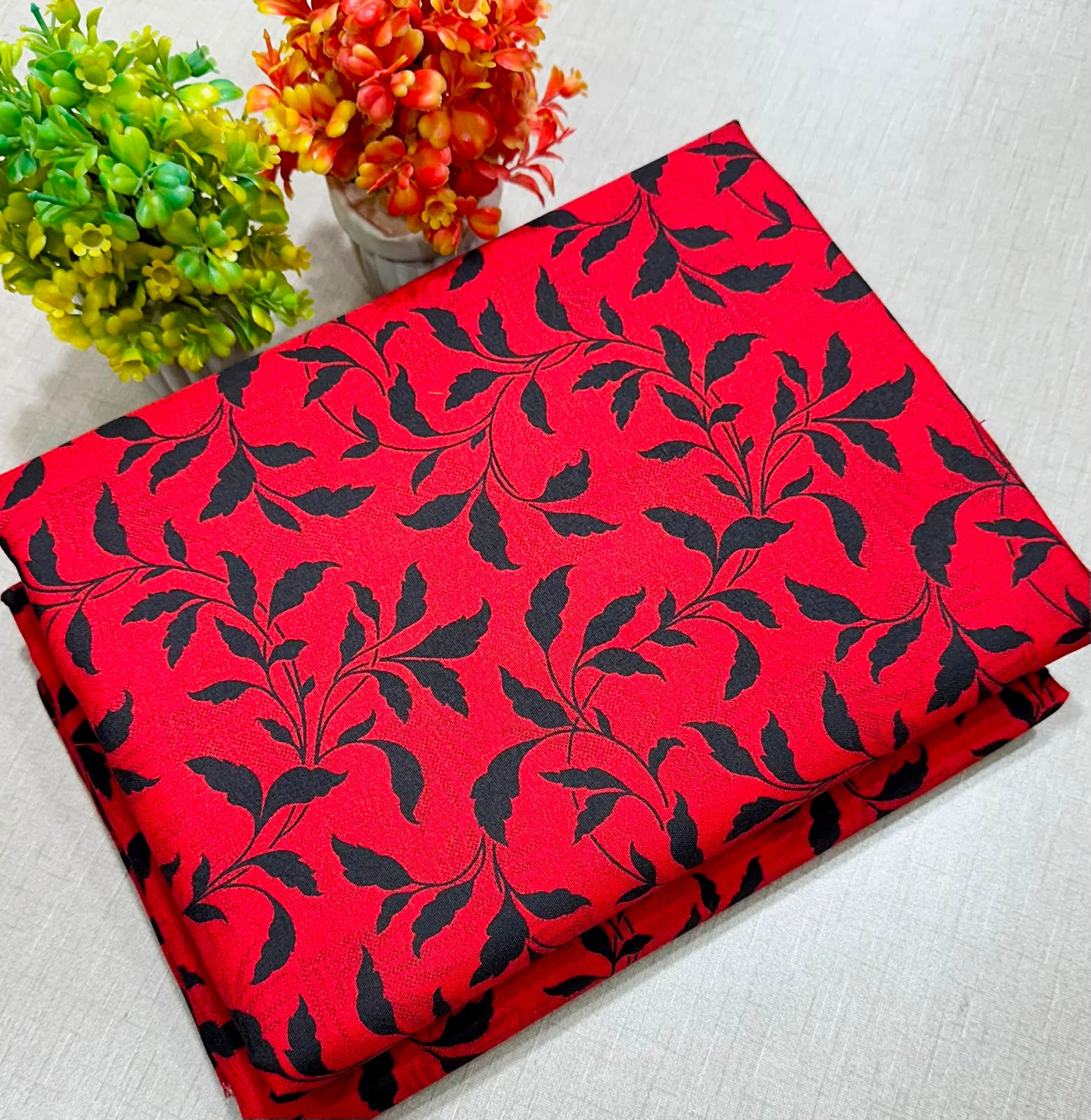 Summer Cotton All over 2pcs Premium Red black BT NW