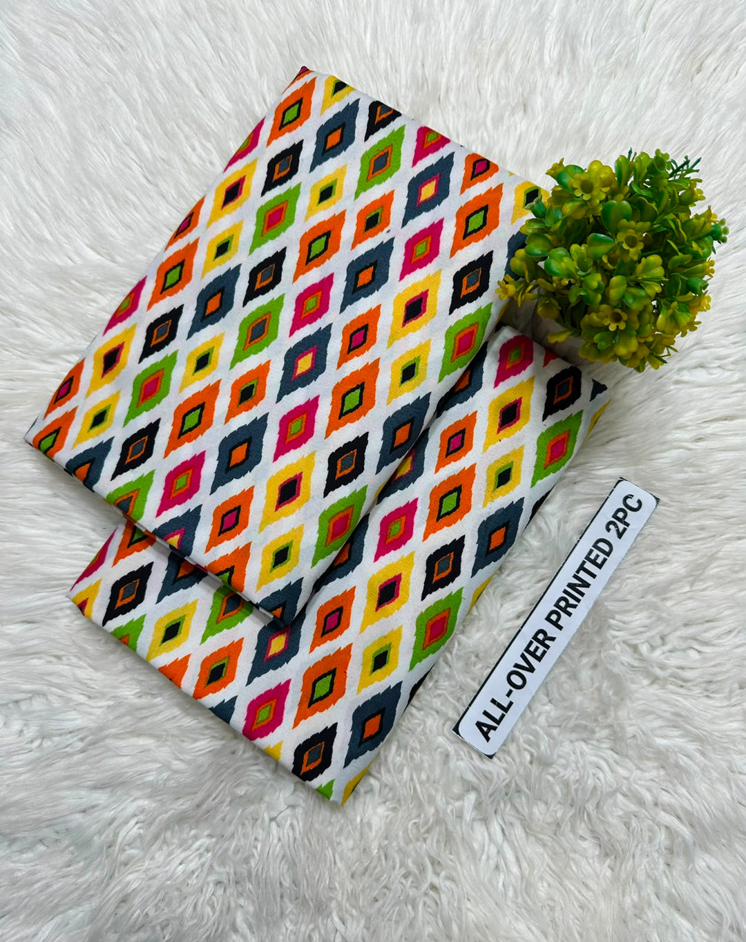 Summer Cotton All over 2pcs Premium NW Multi Jewels