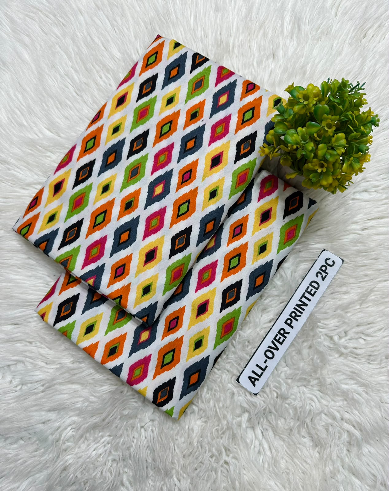 Summer Cotton All over 2pcs Premium NW Multi Jewels
