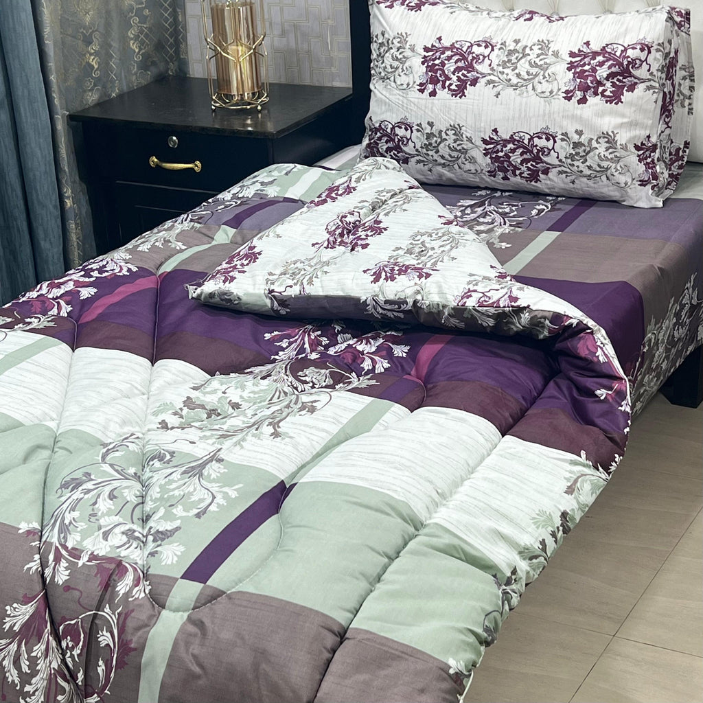 Single Bed Razai Set 3pcs AYRZS-00105