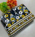 Summer Cotton All over 2pcs Premium Black floral white NW