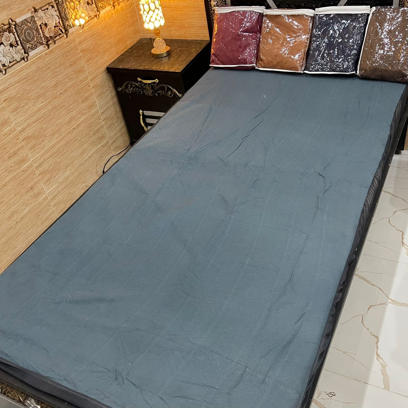 Terry Cotton Fitted Style Waterproof Mattress Protector Cover