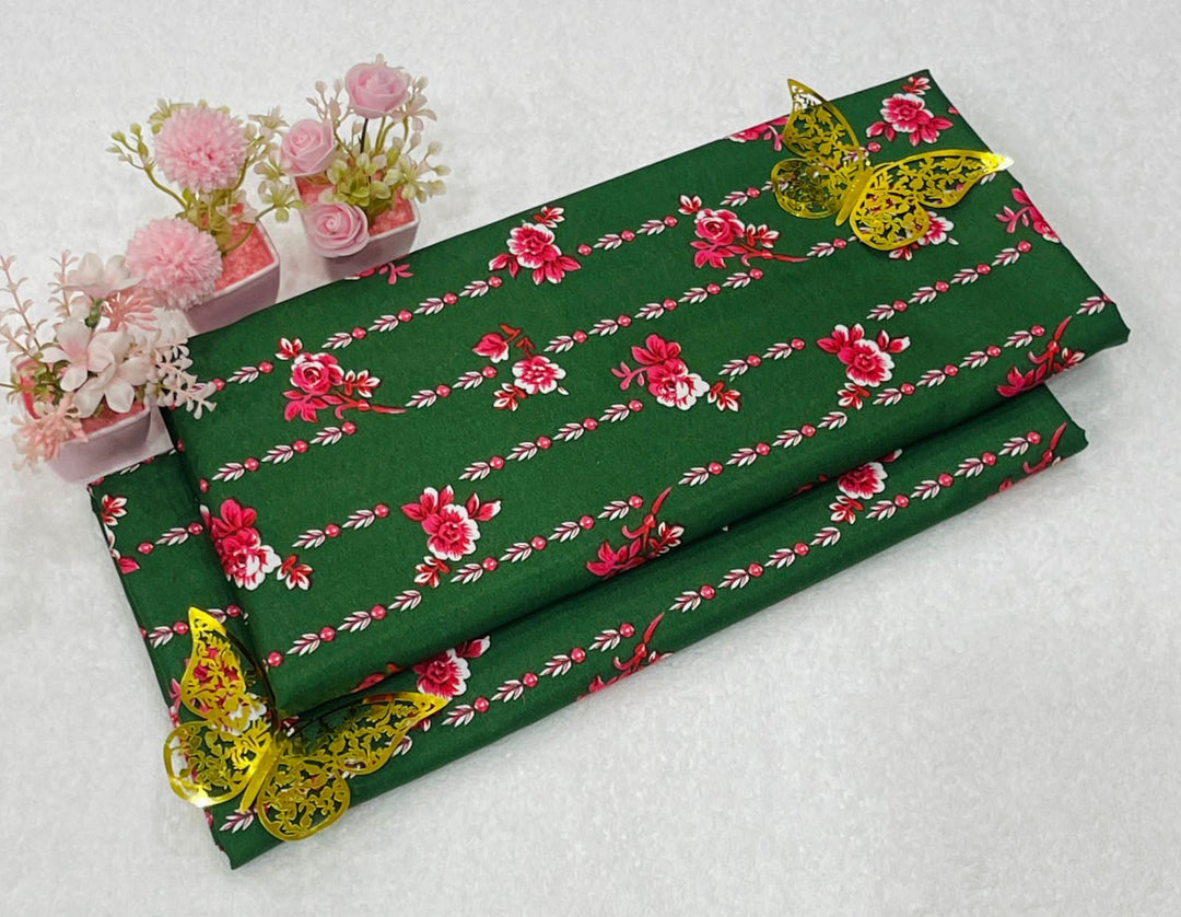 Micro Polo Cotton 2pcs Suit Green Zeen pati