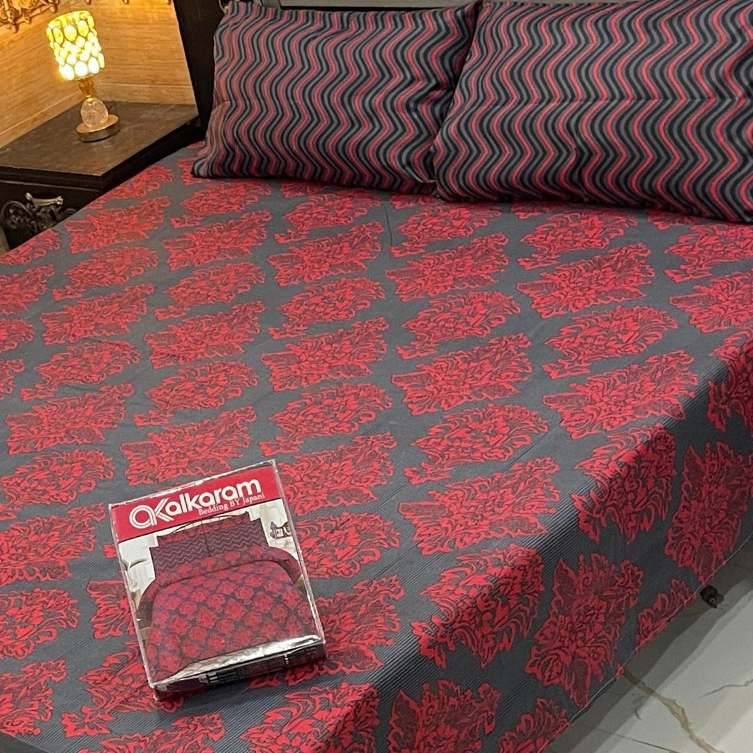 Cotton Salonika King Size Double Bedsheet AYDN-00204