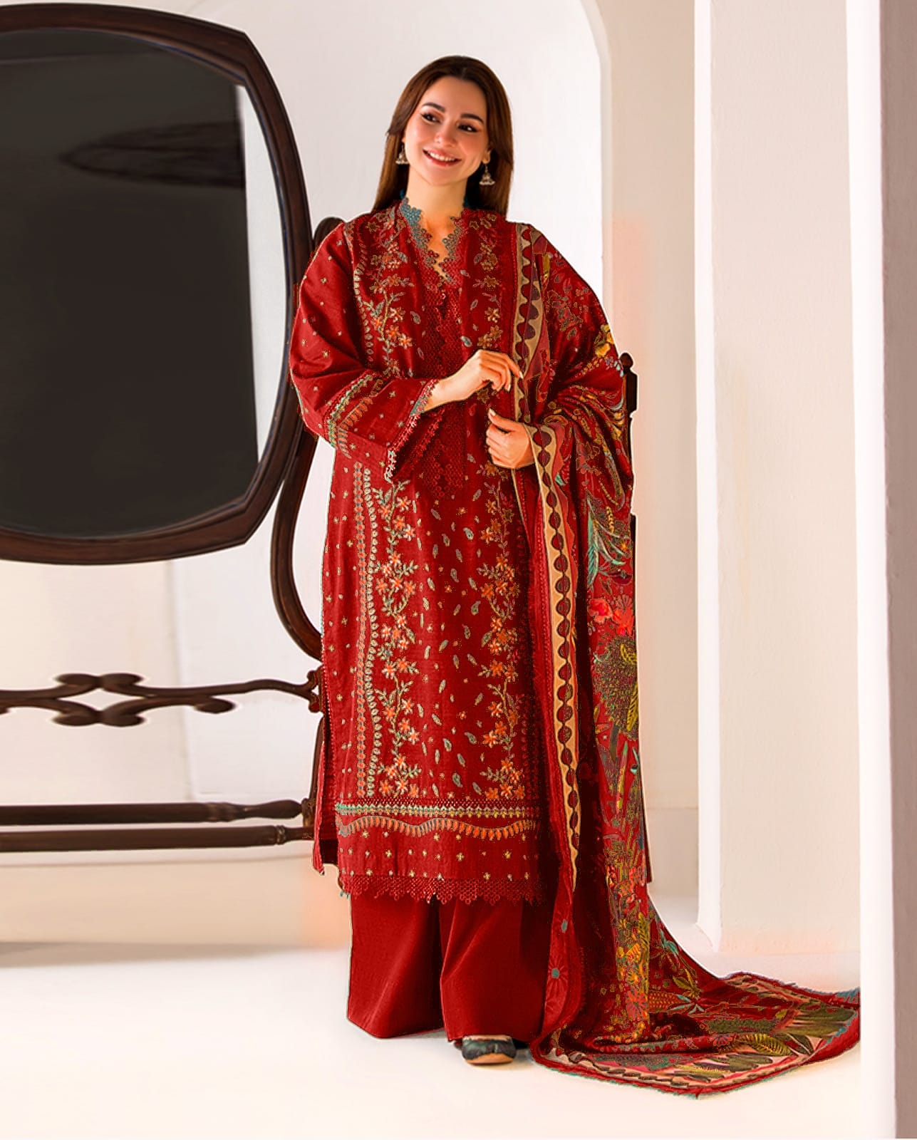 Summer Lawn Embroidery 3pcs Collection AYL3-10709