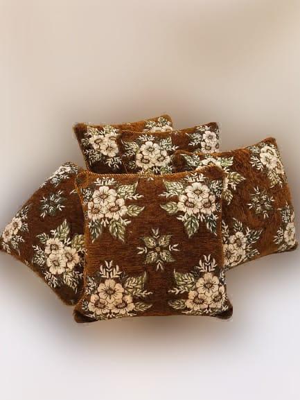 Luxury Velvet Jacquard Cushion Covers Pack of 5 AYCSH-00904