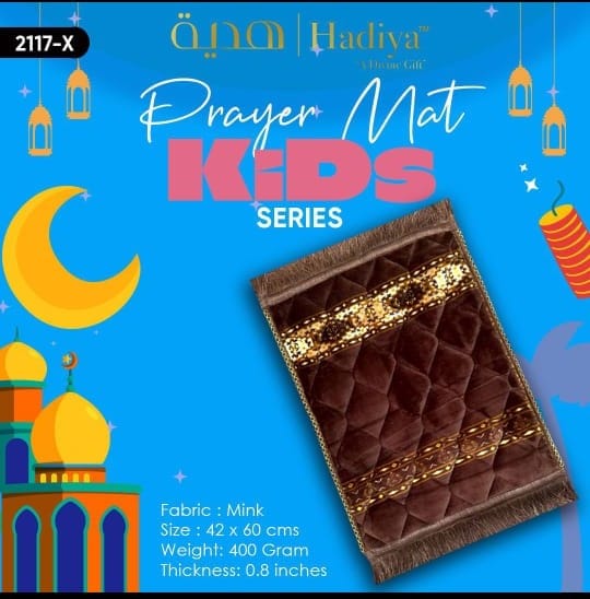 Export Quality Velvet Foam Prayer Mat Jainamaz for kids HD009904