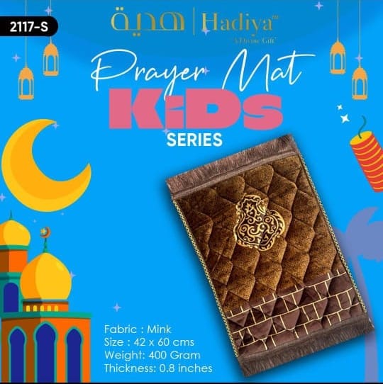 Export Quality Velvet Foam Prayer Mat Jainamaz for kids HD009902