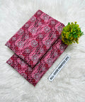 Summer Cotton All over 2pcs Premium NW Round Jewels Pink
