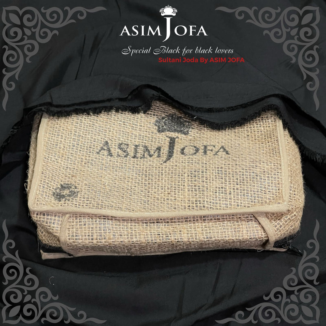 ASIM JOFA Jet Black Premium Men Suit