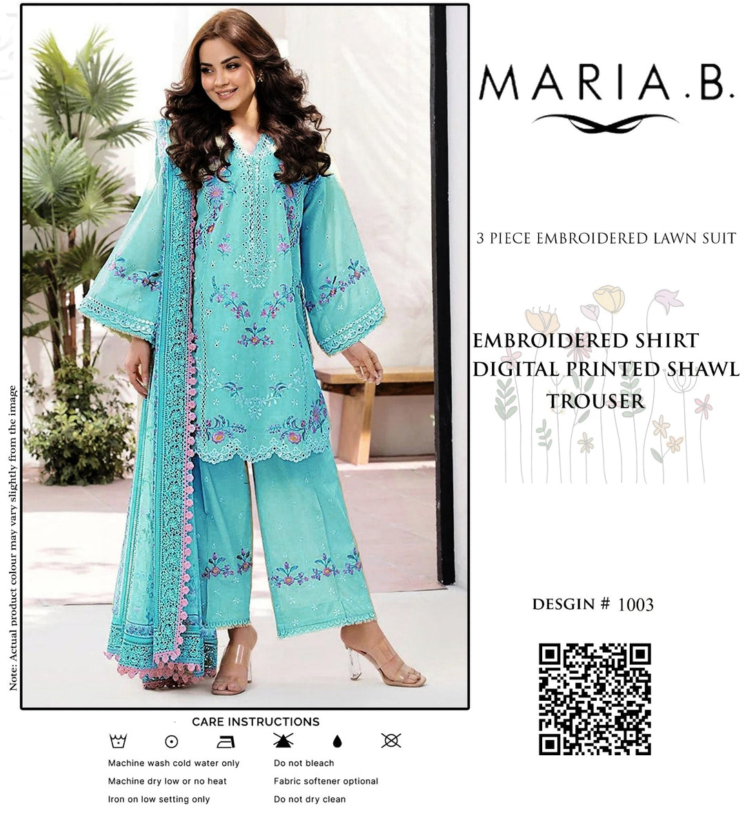 Summer Lawn Embroidery 3pcs Collection AYL3-10715