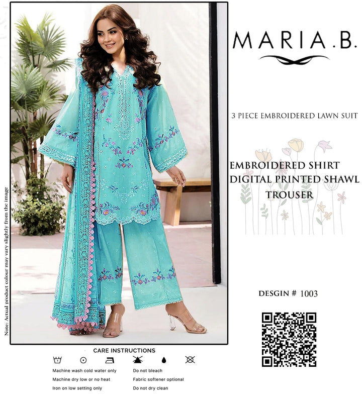 Summer Lawn Embroidery 3pcs Collection AYL3-10715