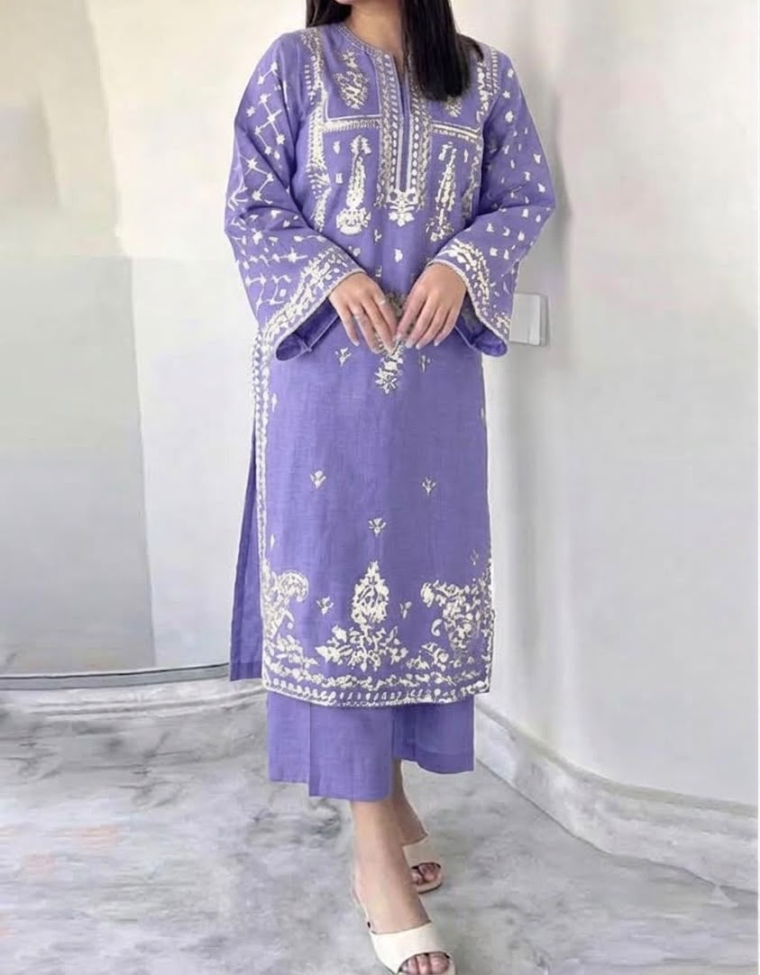 Winter Dhanak Embroidery 2pcs Suit AY00123