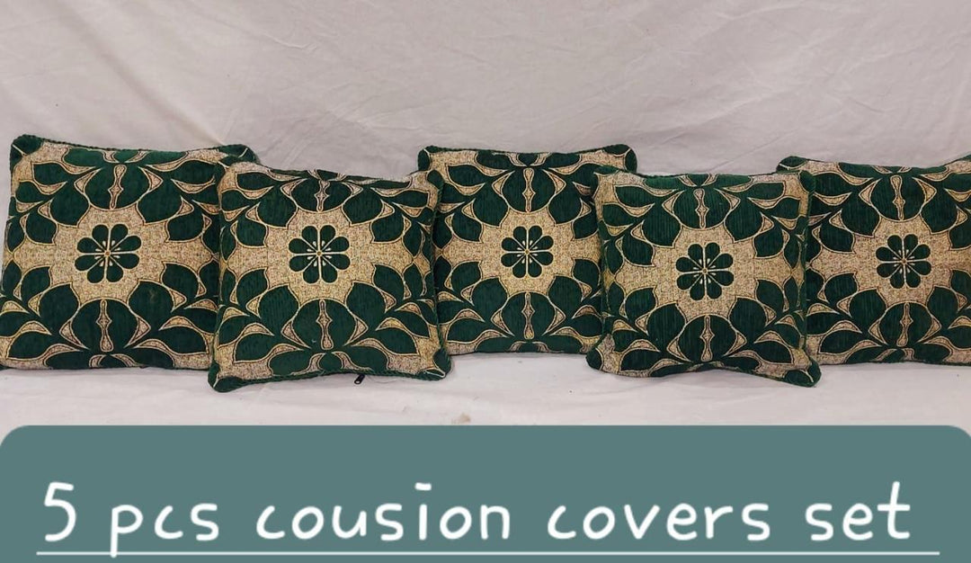 Luxury Velvet Jacquard Cushion Covers Pack of 5 AYCSH-00912