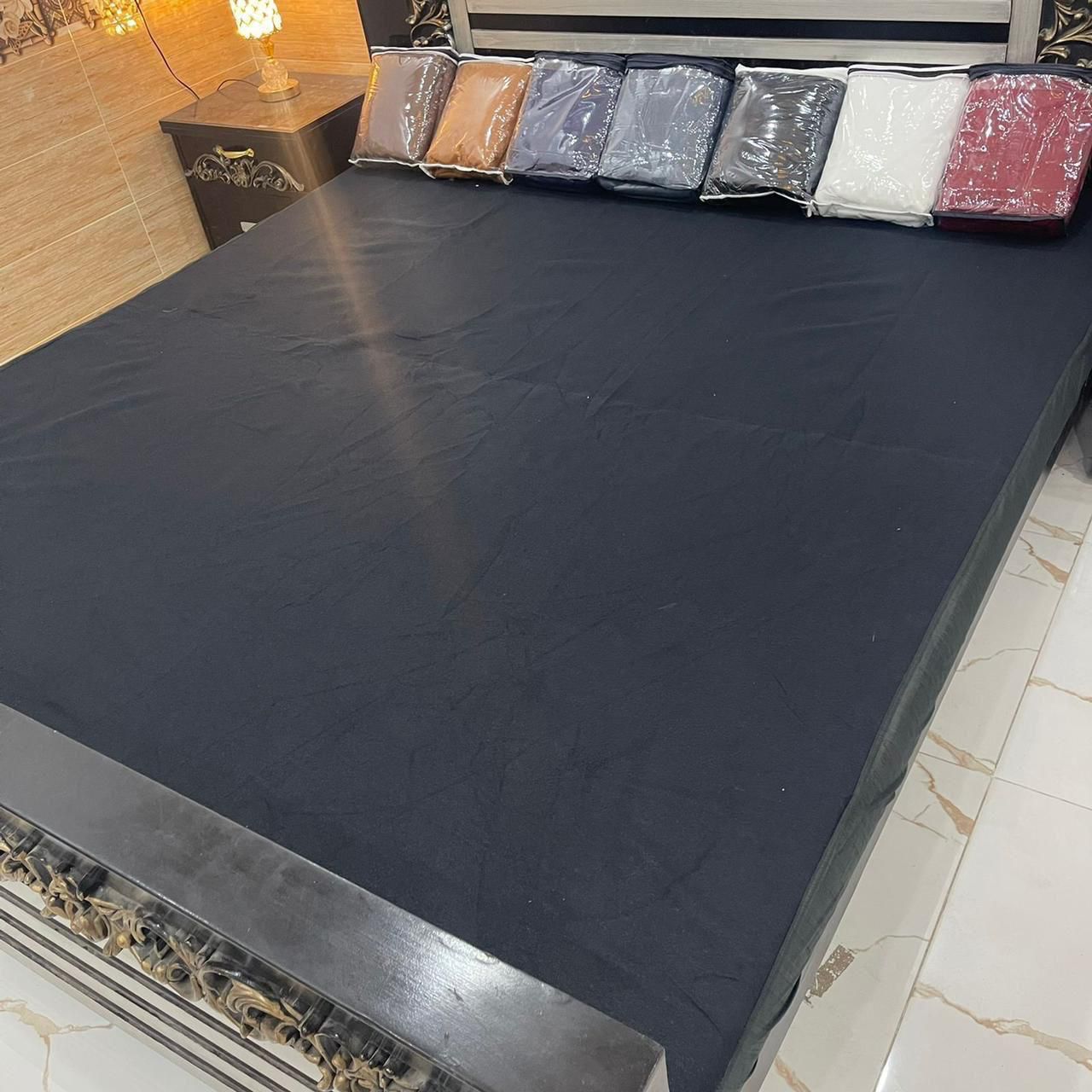 Terry Cotton Fitted Style Waterproof Mattress Protector Cover