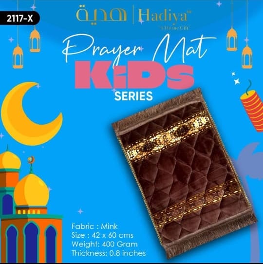 Export Quality Velvet Foam Prayer Mat Jainamaz for kids HD009909