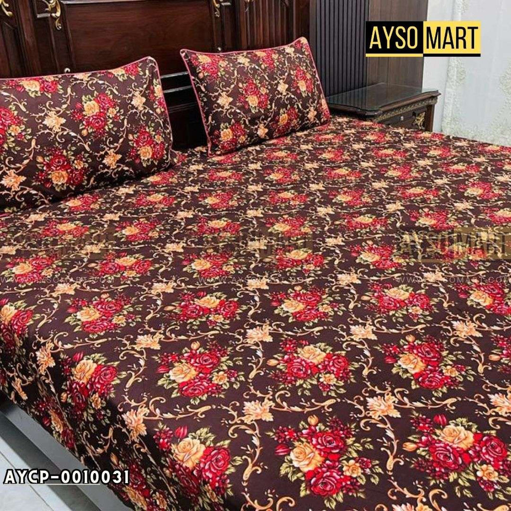 Tries Wood 3D Crystal Cotton Plus Bedsheet AYCP-001031