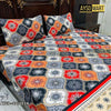 Multi Heart Chess 3D Crystal Cotton Plus Bedsheet AYCP-001039