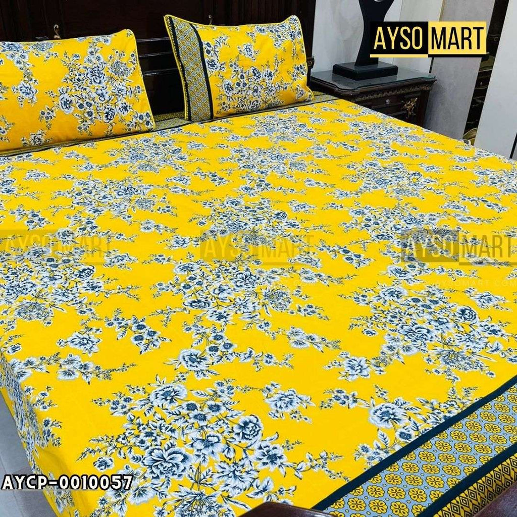 Snapchat Love 3D Crystal Cotton Plus Bedsheet AYCP-001057