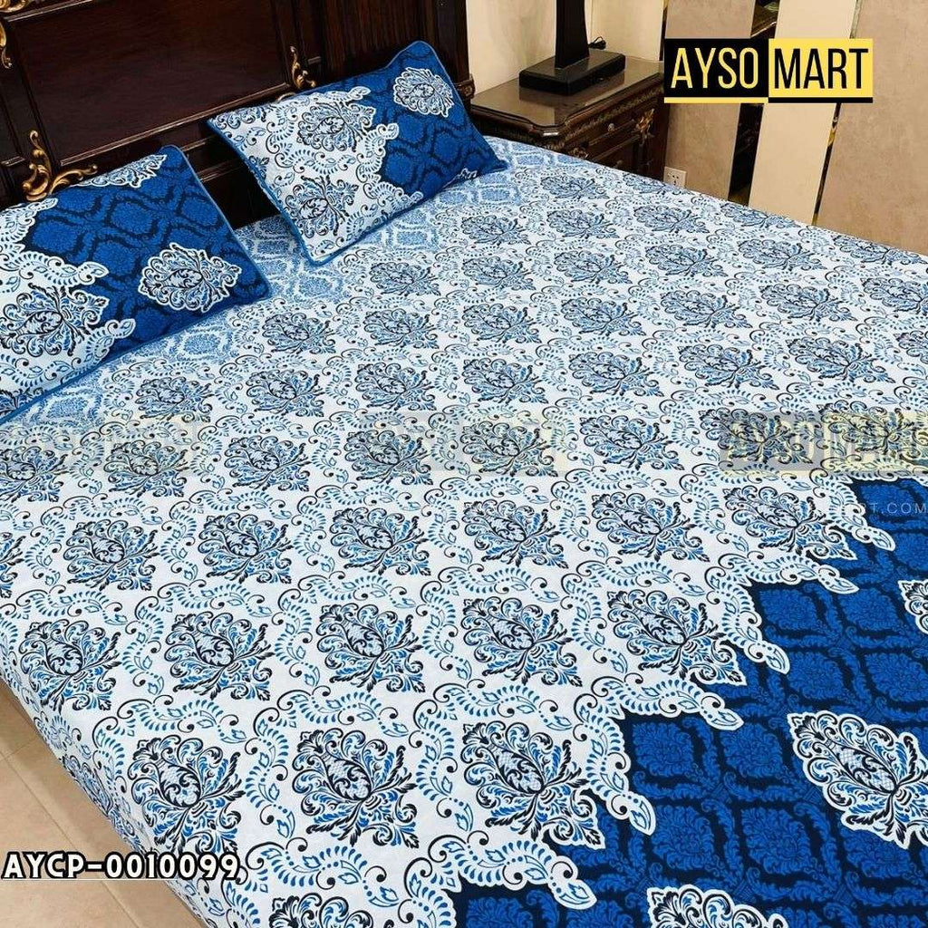 Diamond Sky 3D Crystal Cotton Plus Bedsheet AYCP-001099