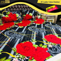 3D Leather Cotton Bedsheet AM3D-00116
