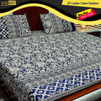 3D Leather Cotton Bedsheet AM3D-00156