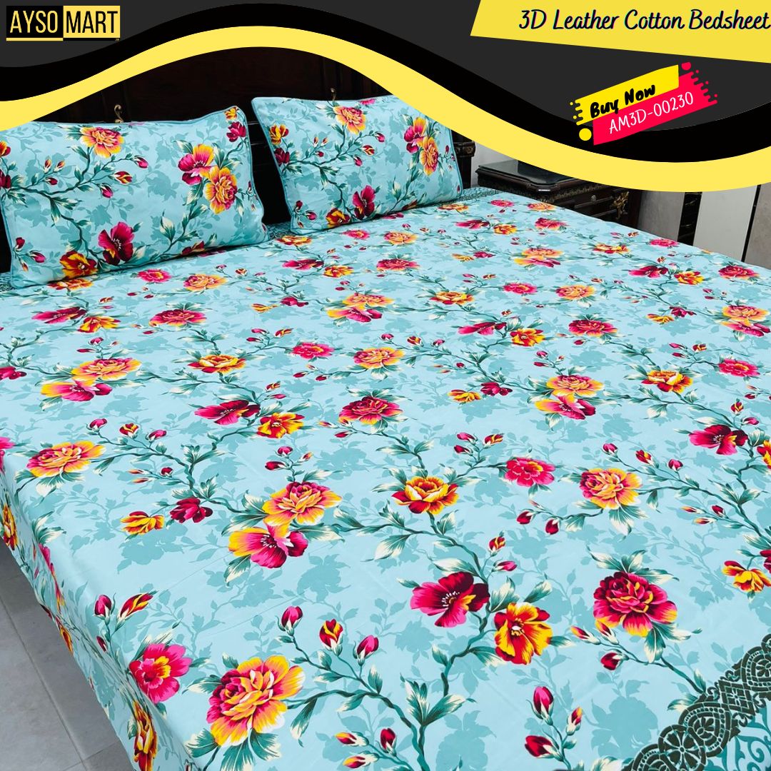 Sky Kingdom 3D Crystal Cotton Bedsheet AM3D-00230