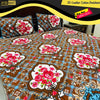 Beige Kite 3D Crystal Cotton Bedsheet AM3D-00244