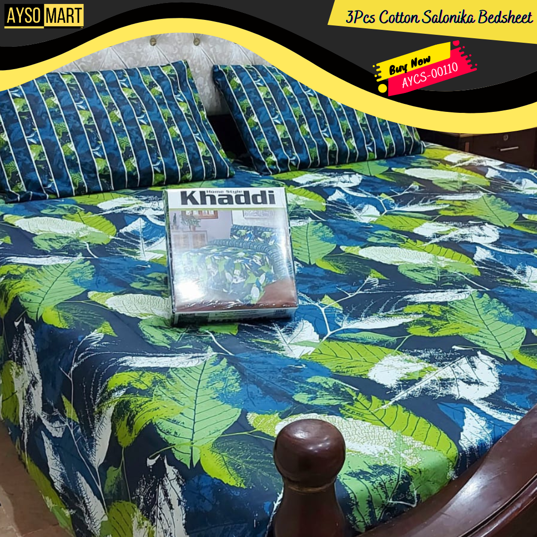 Cotton Salonika Double Bedsheet King Size AYCS-00110