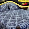 Blue Jewels 3D Crystal Cotton Bedsheet AM3D-00248