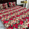 Rose & leaf 3D Crystal Cotton Plus Bedsheet AYCP-001021