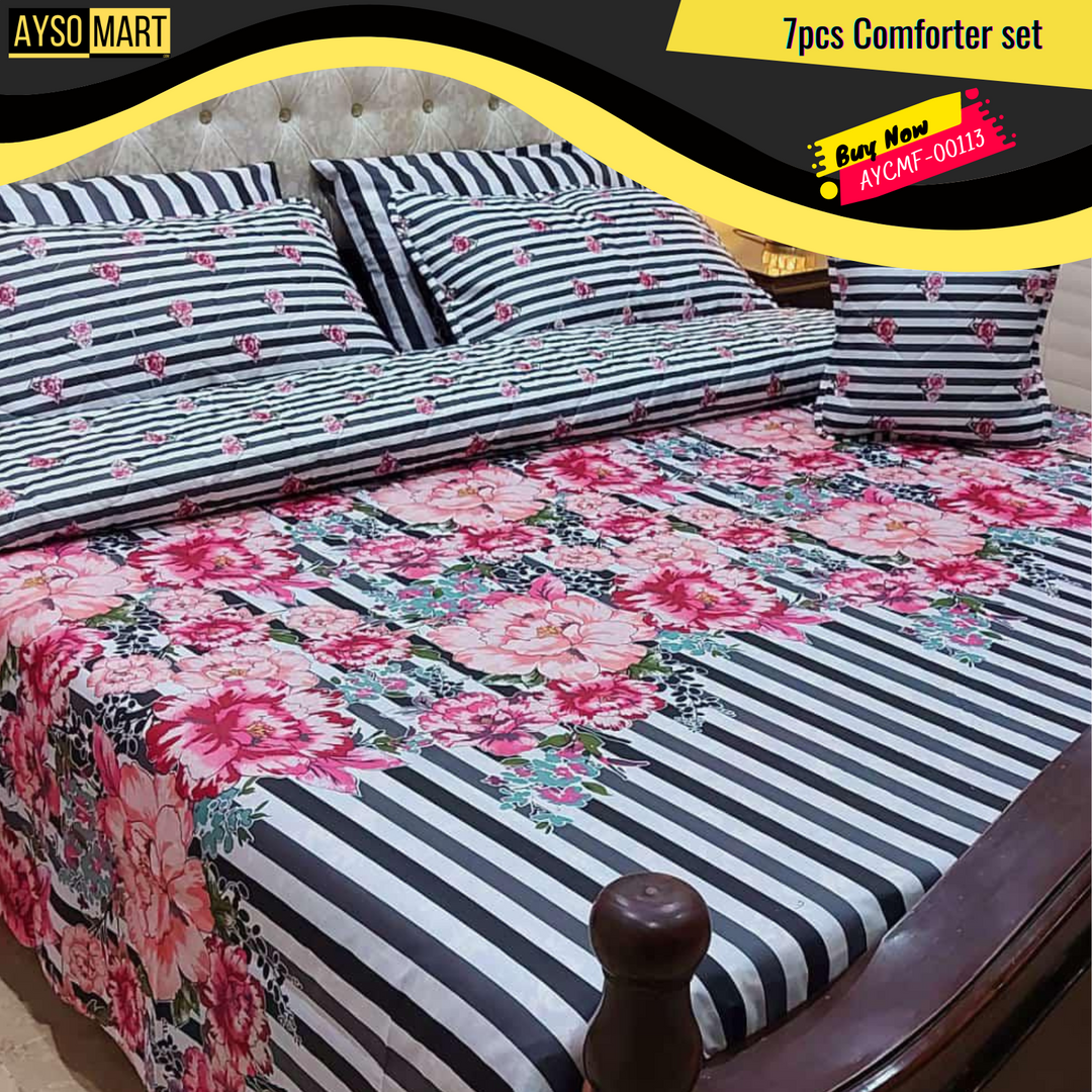 7pcs Comforter Set AYCMF-00113