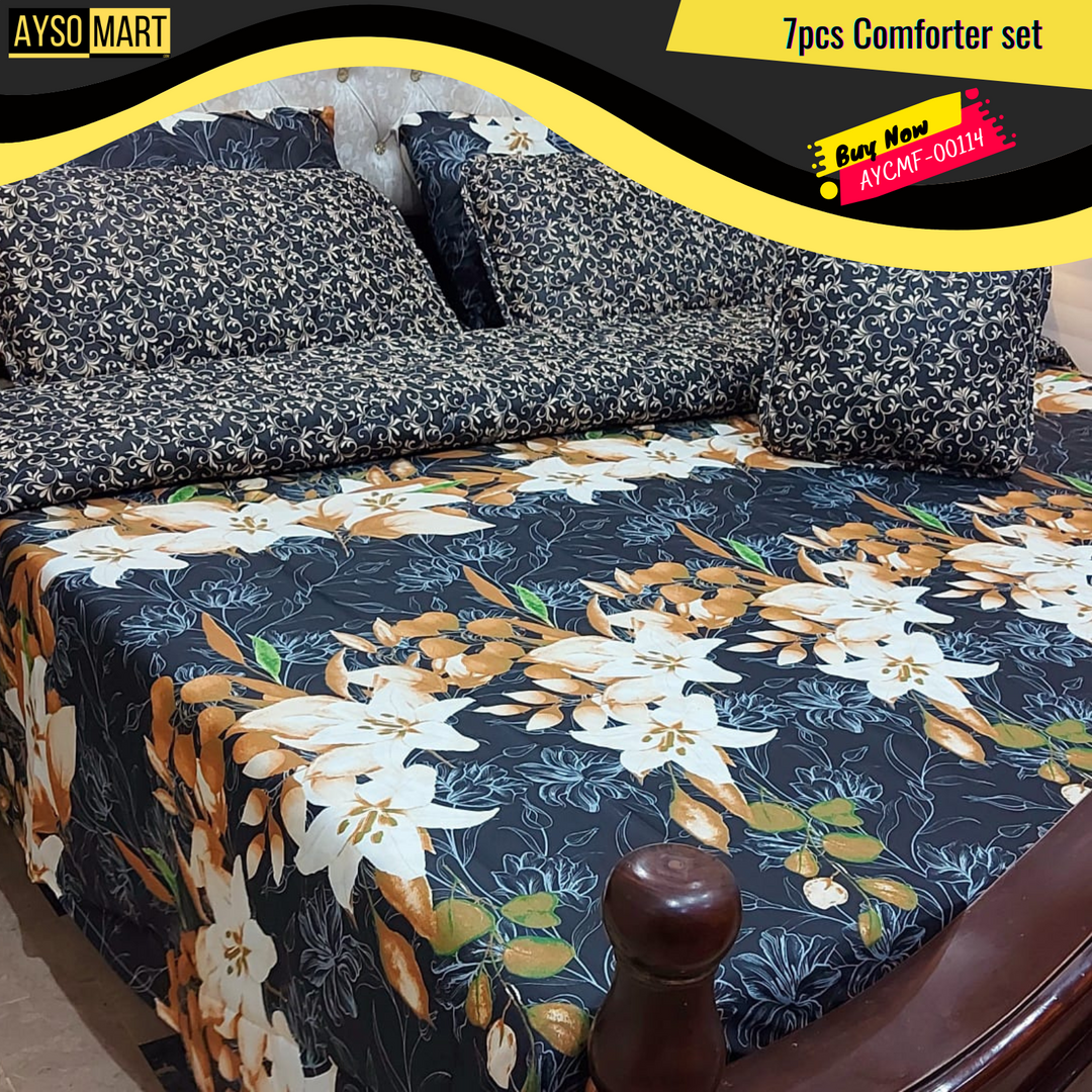 7pcs Comforter Set AYCMF-00114