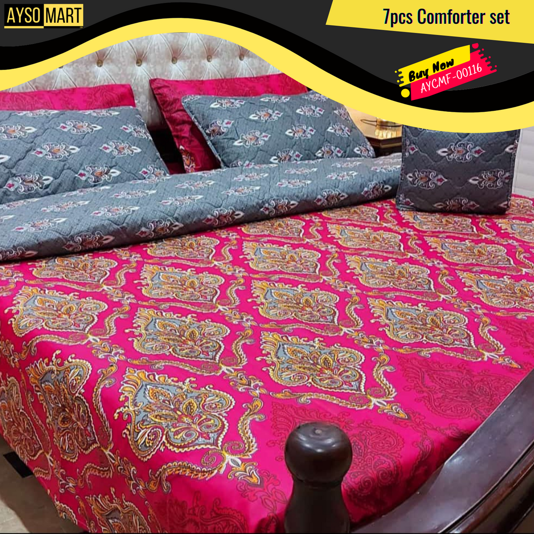 7pcs Comforter Set AYCMF-00116