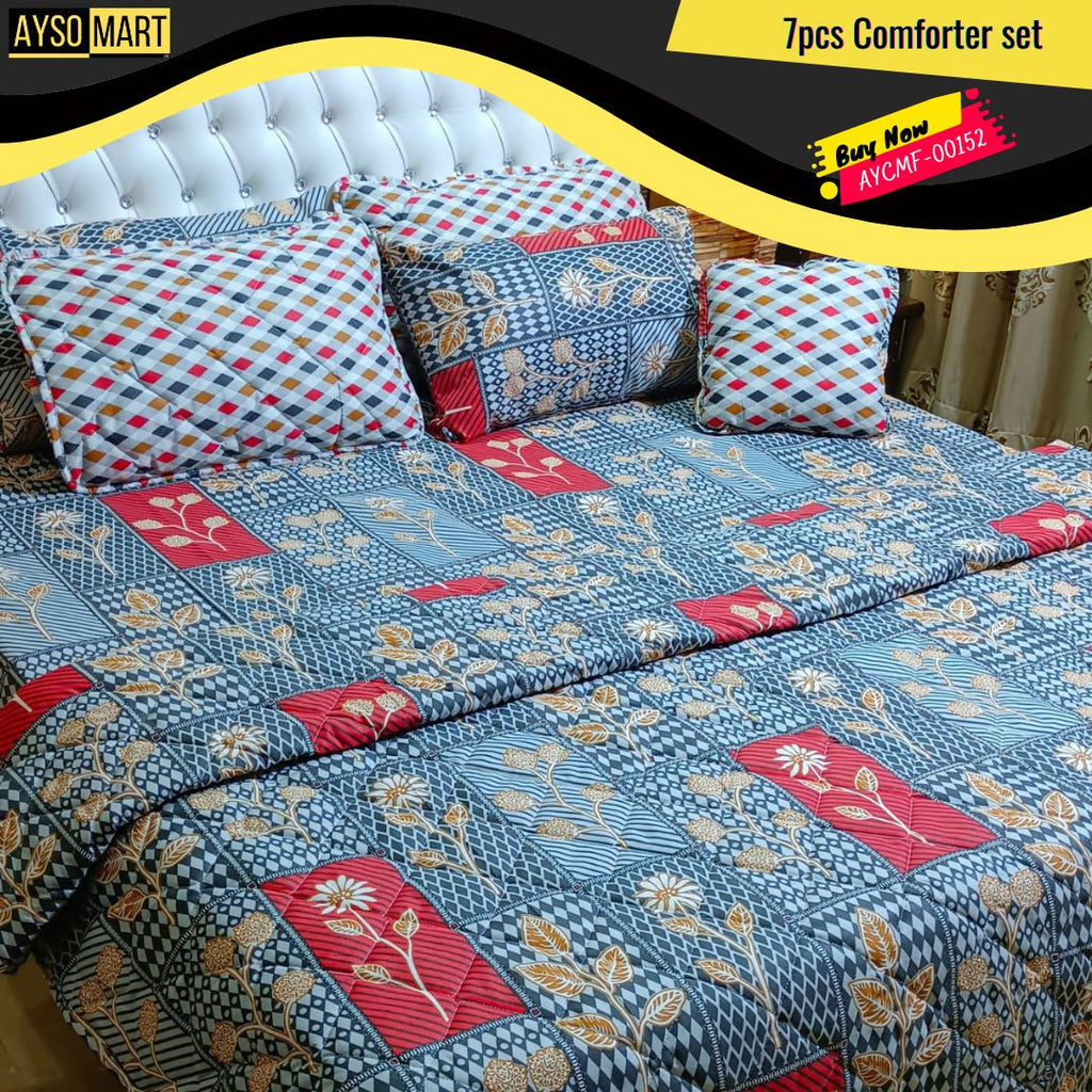 7pcs Comforter Set AYCMF-00152