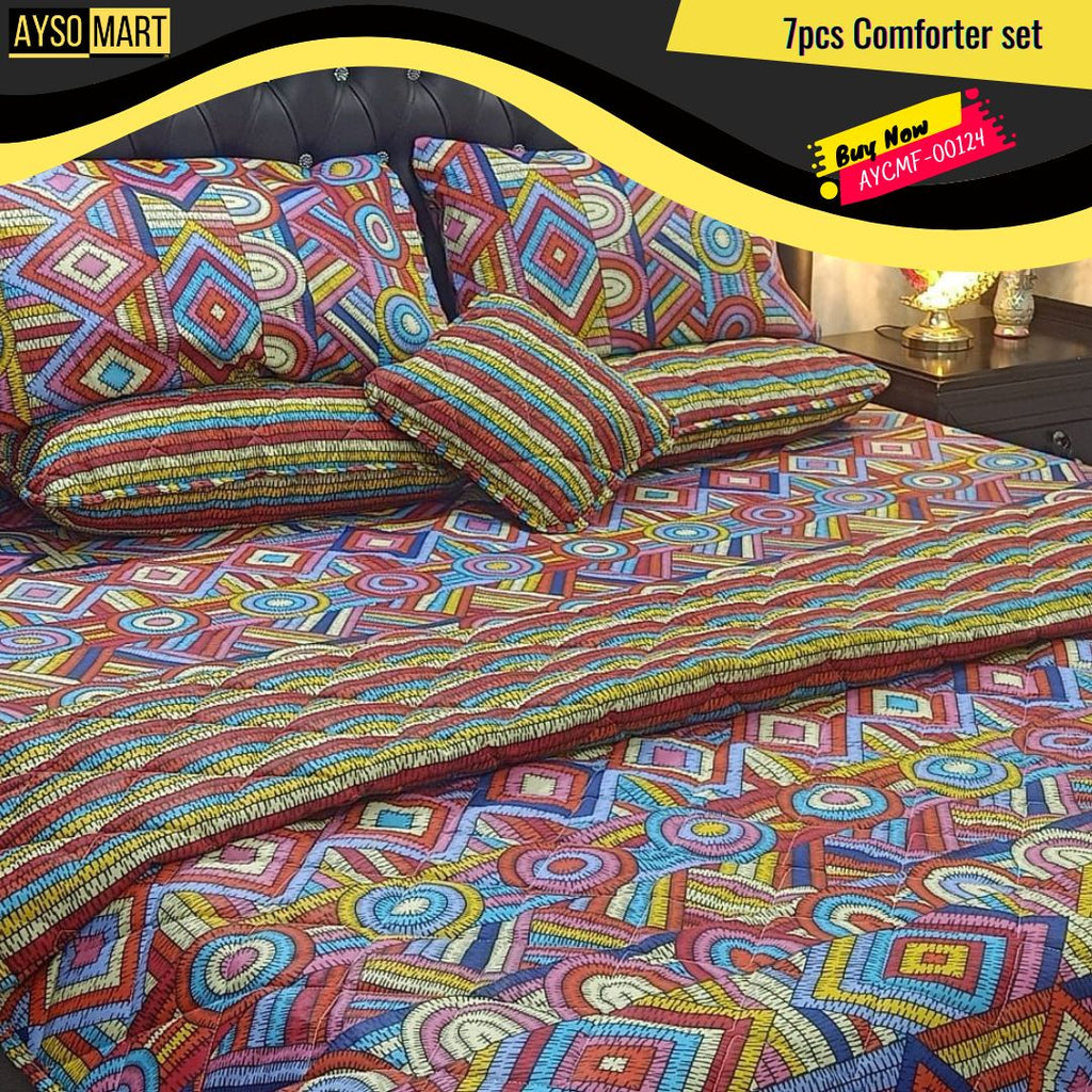 7pcs Comforter Set AYCMF-00124