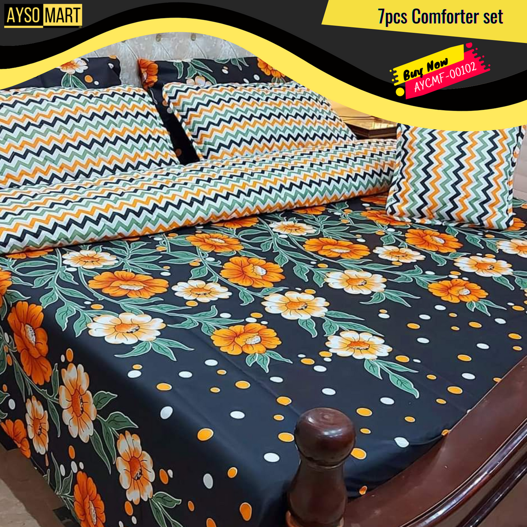 7pcs Comforter Set AYCMF-00102