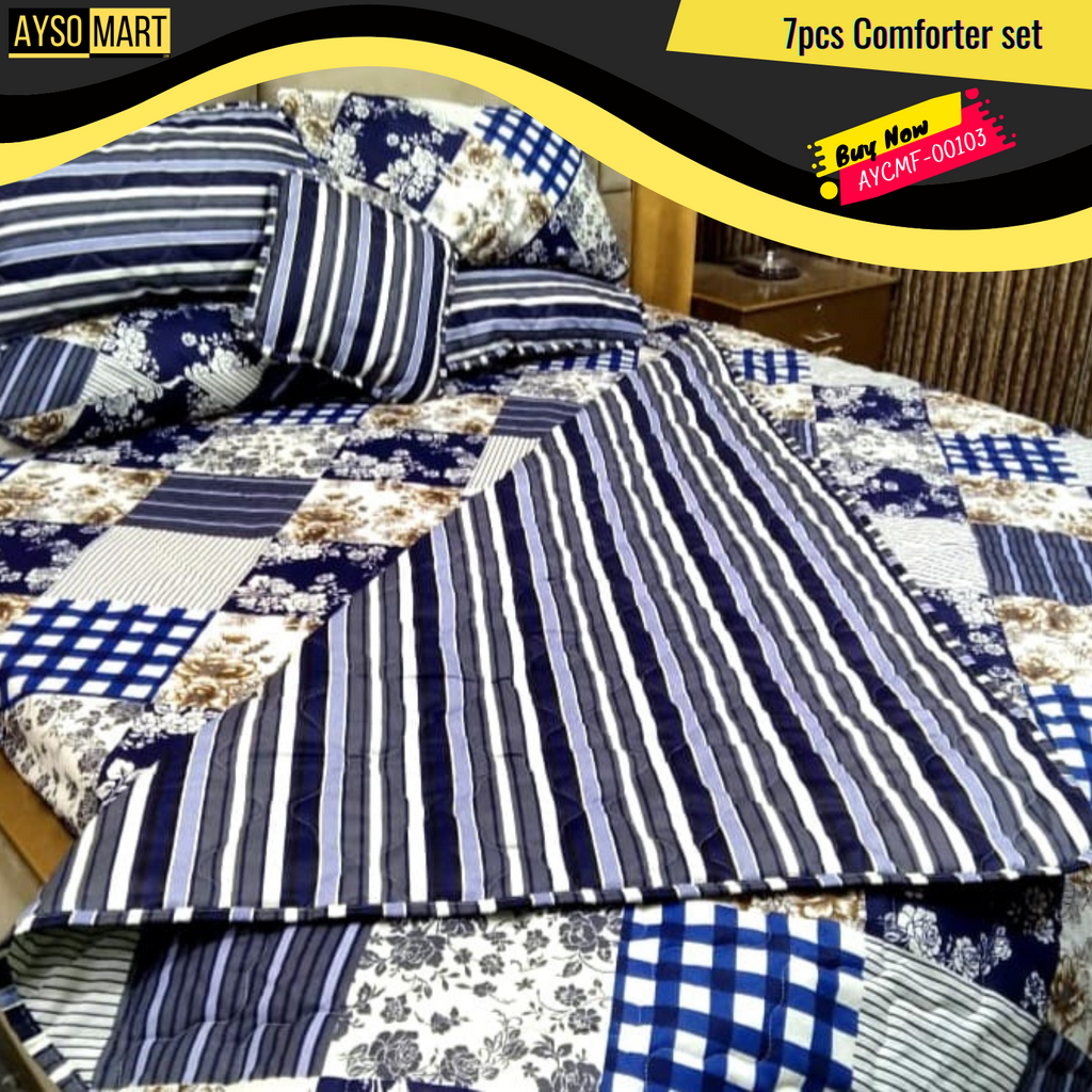 7pcs Comforter Set AYCMF-00103