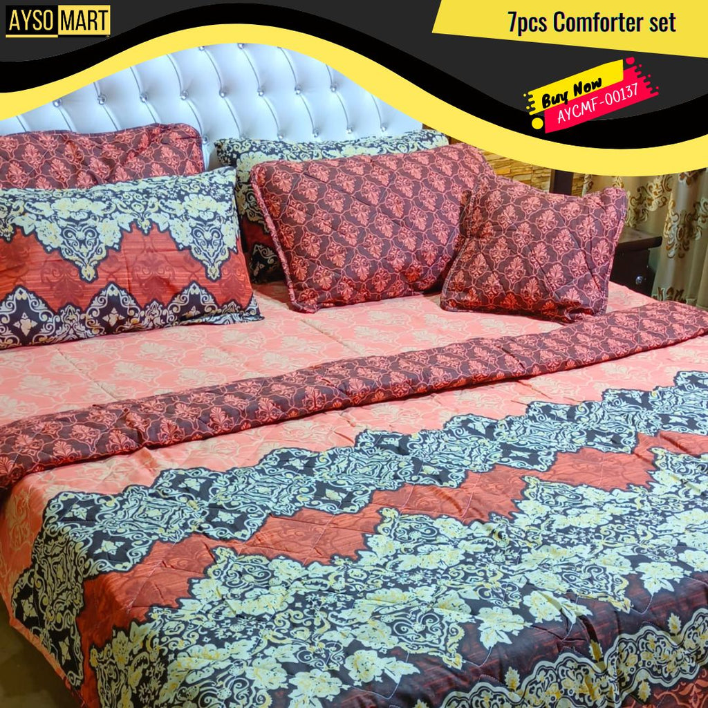 7pcs Comforter Set AYCMF-00137