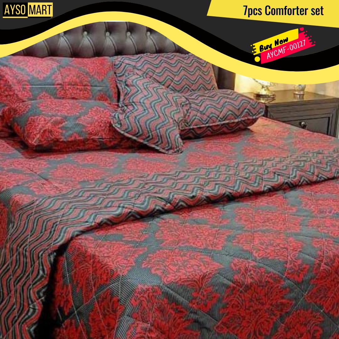 7pcs Comforter Set AYCMF-00127