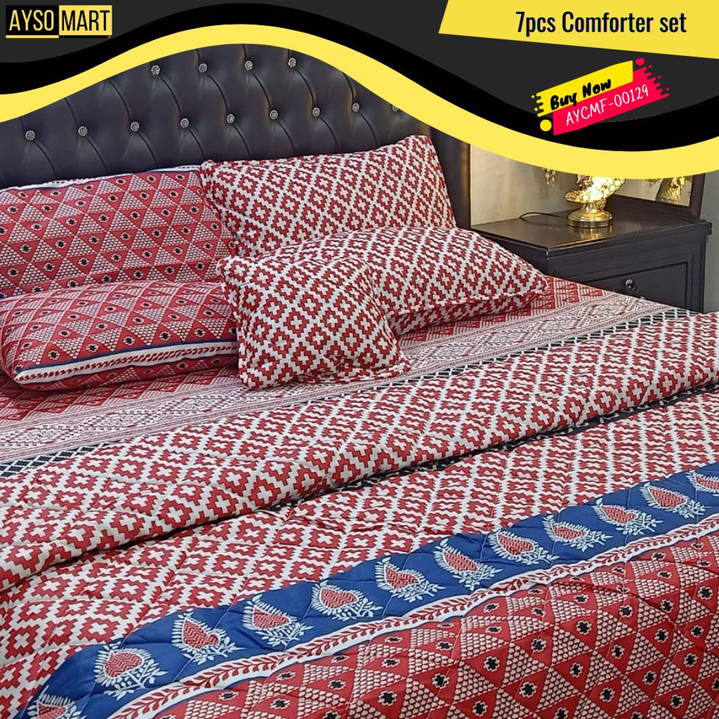 7pcs Comforter Set AYCMF-00129
