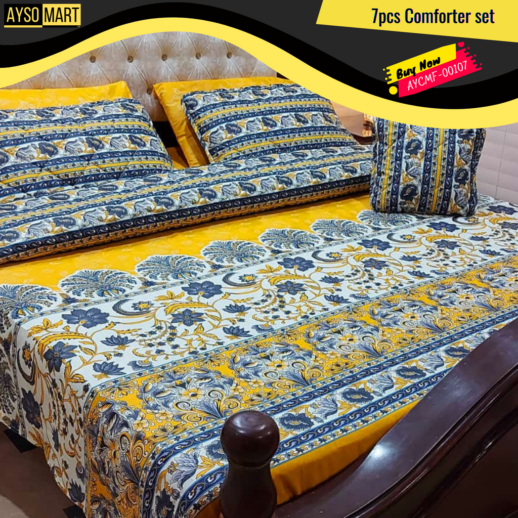 7pcs Comforter Set AYCMF-00107