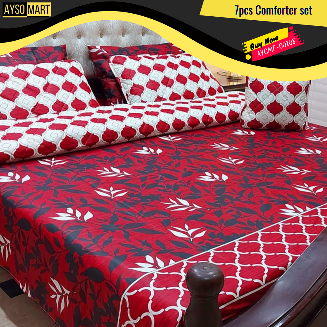 7pcs Comforter Set AYCMF-00108