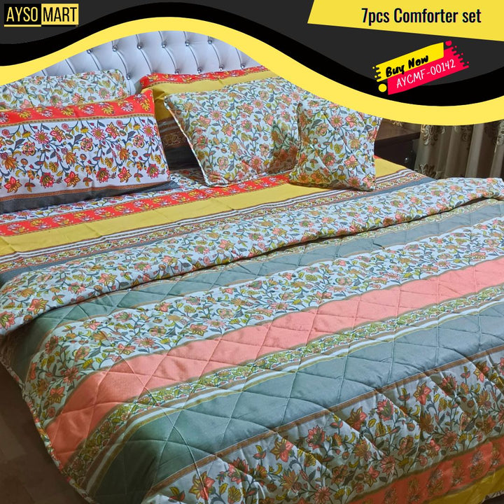 7pcs Comforter Set AYCMF-00142