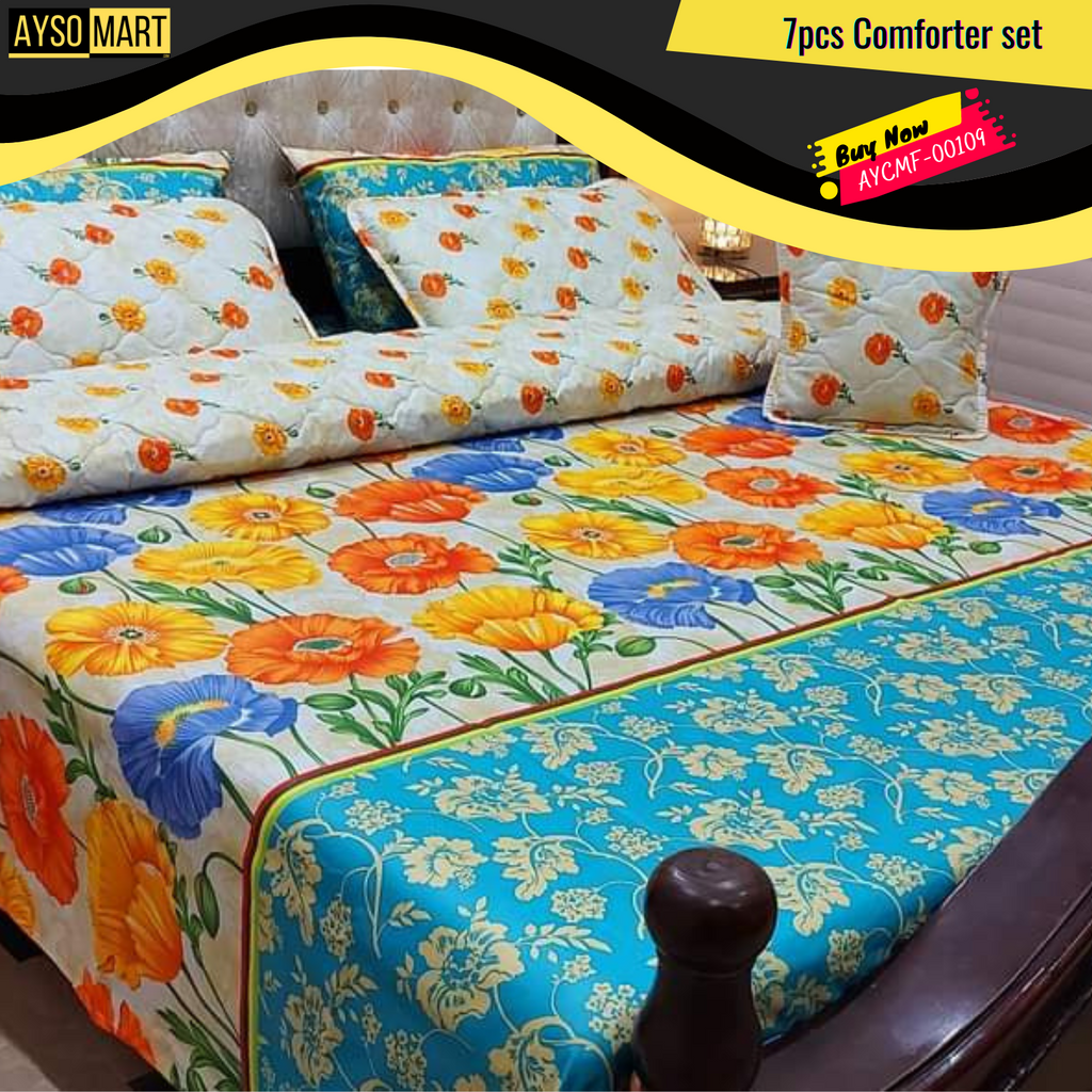 7pcs Comforter Set AYCMF-00109