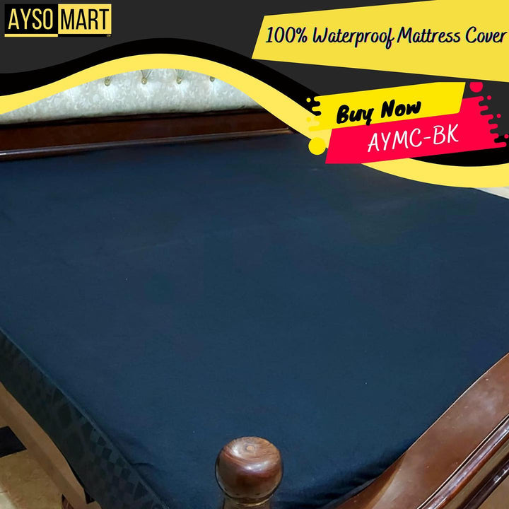 Terry Cotton Fitted Style Waterproof Mattress Protector Cover